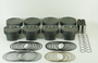 Mahle Motorsport 930211030T - SMALL BLOCK CHEVY INVERTED DOME 383cid 4.030 x 1.125CH, 3.750stroke,6.000rod,0.927pin,-26.0cc,423g,9.0CR, 4032