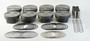 Mahle Motorsport 930221985 - Mahle MS Piston Set LS7 440ci 4.185in Bore 4.000in Stroke 6.125in Rod .927in Pin -6cc 11.8 CR