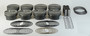 Mahle Motorsport 930223230 - Mahle MS Piston Set GM LS 408ci 4.030in Bore 4in Stk 6.125in Rod .927 Pin -4cc 10.9 CR Set of 8