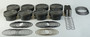 Mahle Motorsport 930225270 - Mahle MS Piston Set GM LS 428ci 4.07in Bore 4.1in Stk 6.125in Rod .927 Pin -8cc 10.8 CR Set of 8