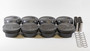 Mahle Motorsport 930239005 - BIG BLOCK CHEVY ELITE SPORTSMAN DRAG SERIES 24 degree/25 degree 583cid 4.605 x 1.060RCH, 4.375stroke,6.535rod,0.990pin,40.0cc,602g,14.4CR, 2618