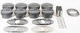 Mahle Motorsport 930250330 - Mahle MS Piston Set SBF 347ci 4.030in Bore 3.4in Stroke 5.4in Rod .927 Pin -6cc 10.4 CR Set of 8