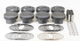 Mahle Motorsport 930247030 - Mahle MS Piston Set SBF 331ci 4.030in Bore 3.25in Stroke 5.4in Rod .927 Pin 7cc 11.3 CR Set of 8