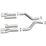 Magnaflow 19206 - Axle-Back, SS, 3in, Quad Split Rear 3.5 Tips 2015 Dodge Challenger incl SRT Hellcat
