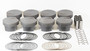 Mahle Motorsport 930252140 - Mahle MS Piston Set SBF 395ci 4.040in Bore 3.85in Stroke 6.0in Rod .927 Pin -3cc 11.7 CR Set of 8