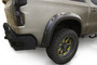 Lund RX140SB - Elite Series Black Rivet Style Fender Flare Set - Rear, Smooth, 2-Piece Set for 2019-2022 Chevrolet Silverado 1500