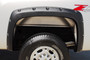 Lund RX106SB - Elite Series Black Rivet Style Smooth Finish Rear Fender Flares for 2007-2013 Silverado 1500; 2007-2014 Silverado 2500 HD, 3500 HD (Excludes Dually)