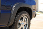 Lund RX130T - 19-22 GM Silverado/Sierra RX-Flat Textured Elite Series Fender Flares w/Black Bolts - Black 4pc
