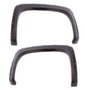 Lund RX130TB - Black Rivet Style Fender Flare - Rear, Textured, 4pc 19-24 GMC Sierra 1500