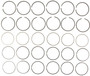 Mahle 40785 - Rings AMC 343/360 Engs 67-78 Jeep 360 Eng 71-92 Moly Ring Set
