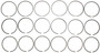 Mahle 42188 - Rings Dodge / Cummins 6.7L Turbo Diesel 2009 - 2011 With Chrome Second Ring Moly Ring Set