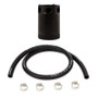 Mishimoto MMBCC-CBTHR-BKH - Assembled Universal 3-Port Catch Can Black w/ Hose