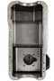 Moroso 20534 - Ford 351W (w/Rear Sump & Billet End Seals) Road Race Baffled Wet Sump 7qt 7.5in Steel Oil Pan