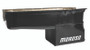 Moroso 20160 - Pre-80 Chevrolet Small Block (w/Driver Side Dipstick) Wet Sump 7qt 9.5in Steel Oil Pan - Blk
