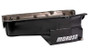 Moroso 21320 - 86-Up Chevrolet Small Block (w/1 Pc Rear Main Seal) Wet Sump 7qt 7.5in Steel Oil Pan - Black