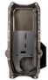 Moroso 21320 - 86-Up Chevrolet Small Block (w/1 Pc Rear Main Seal) Wet Sump 7qt 7.5in Steel Oil Pan - Black