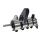 Moroso 22374 - Tri Lobe Right Side Motor Plate Mount 4 Stage Fuel Pump Drive 1.200 Dry Sump Pump