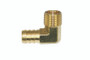 Moroso 22736 - 90 Degree Fitting - 1/2in NPT to 5/8in Barbed - Brass - Single