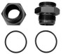 Moroso 22626 - Vacuum Pump Fitting 16An to -16An w/O-Ring - Aluminum - 2 Pack