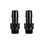 Mishimoto MMFT-M16-12BK - 16X1.5 TO 1/2in. Hose Barb Aluminum Fittings (Pack of 2)