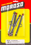 Moroso 68530 - Pontiac Valve Cover Hold Downs - Steel - Chrome Plated - Set of 4
