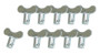 Moroso 71276 - Quick Fastener - Butterfly Head - 5/16in x .400in - Steel - 10 Pack