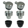 Moroso 68864 - COPO 3/4in Hose Valve Cover Breathers Moroso 68864 - COPO 3/4in Hose Valve Cover Breathers