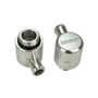 Moroso 68868 - GM COPO 3/4in Tube Screw-In Valve Cover Breathers (2 Pack)