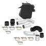 Mishimoto MMINT-F2D-11KBKP - 11-16 Ford 6.7L Powerstroke Air-To-Water Intercooler Kit - Wrinkle Black w/ Polished Pipes