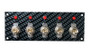 Moroso 74143 - Toggle Switch Panel - Dash Mount - 2in x 5.5in - Grey/Black Fiber Design