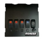 Moroso 74317 - 99-04 Mazda Miata NB Radio/HVAC Pocket Block Off Plate With Switches