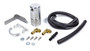 Moroso 85696 - Dodge Challenger 5.7/6.4L (w/Shaker Hood) Air/Oil Separator Catch Can - Billet Aluminum