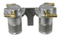 Moroso 85646 - 08-14 Subaru STi (w/Front Mount Intercooler) Air/Oil Separator Catch Can - Billet Aluminum