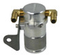 Moroso 85640 - Chrysler 5.7L (w/Aftermarket Intake) Air/Oil Separator Catch Can - Billet Aluminum