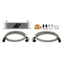 Mishimoto MMOC-UT - Universal Thermostatic 10 Row Oil Cooler Kit - Silver