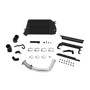 Mishimoto MMTMIC-WRX-15PBK - 2015 Subaru WRX Top-Mount Intercooler Kit - Powder Coated Black & Polished Pipes