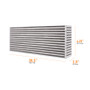 Mishimoto MMUIC-15 - Universal Air-to-Air Intercooler Core - 20.5in / 6.25in / 2.5in