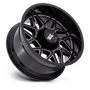 Moto Metal MO812BE20105018N - Mo812 Turbine 20X10 Gloss Black Milled