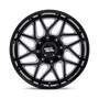Moto Metal MO812BE20908801 - Mo812 Turbine 20X9 Gloss Black Milled