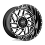 Moto Metal MO98529068318 - Mo985 Breakout 20X9 Gloss Black Machined