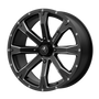MSA Offroad Wheels M42-04710 - M42 Bounty 14X7 Satin Black Milled
