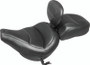 Mustang Motorcycle 75224 - Mustang 08-20 Harley Electra Glide,Rd Glide,Rd King Tripper Fastback 1PC Seat w/Diam Stitch- Black