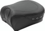 Mustang Motorcycle 75466 - Mustang 97-07 Harley Rd King, 06-07 Str Glide, 00-05 Eagle Tour 1PC Seat w/Blk Pearl Studs - Black