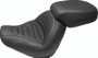 Mustang Motorcycle 75565 - Mustang 80-88 Harley Electra Glide, Tour Glide Wide Touring 1PC Seat Regal - Black