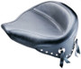 Mustang Motorcycle 75506 - Mustang 84-06 Harley Standard Rear Tire Wide Touring Solo Seat w/Studs - Black