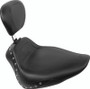 Mustang Motorcycle 75907 - Mustang 02-09 Honda VTX1300 Retro, S & T Wide Touring 2PC Seat - Black