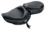 Mustang Motorcycle 76142 - Mustang 04-21 Harley Sportster Wide Touring 1PC Seat w/Studs- Black