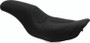 Mustang Motorcycle 76980 - Mustang 97-07 Harley Rd King,06-07 Str Glide,00-01 Screamin Eagle 1PC Seat w/Diamond Stitch - Black