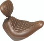 Mustang Motorcycle 76571 - Mustang 97-21 Harley Touring Sissy Bar Pad w/Black Pearl Studs (14 inch x 9 inch) - Black