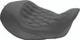 Mustang Motorcycle 76710 - Mustang 06-17 Harley Dyna Wide Tripper Forward Solo Seat Diamond Stitch - Black
